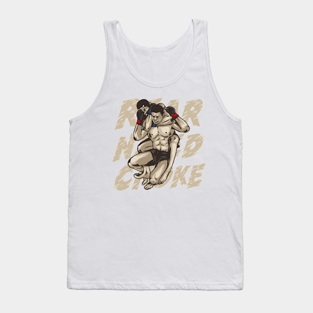 fighter Rear Naked Choke Tank Top by sisha6666